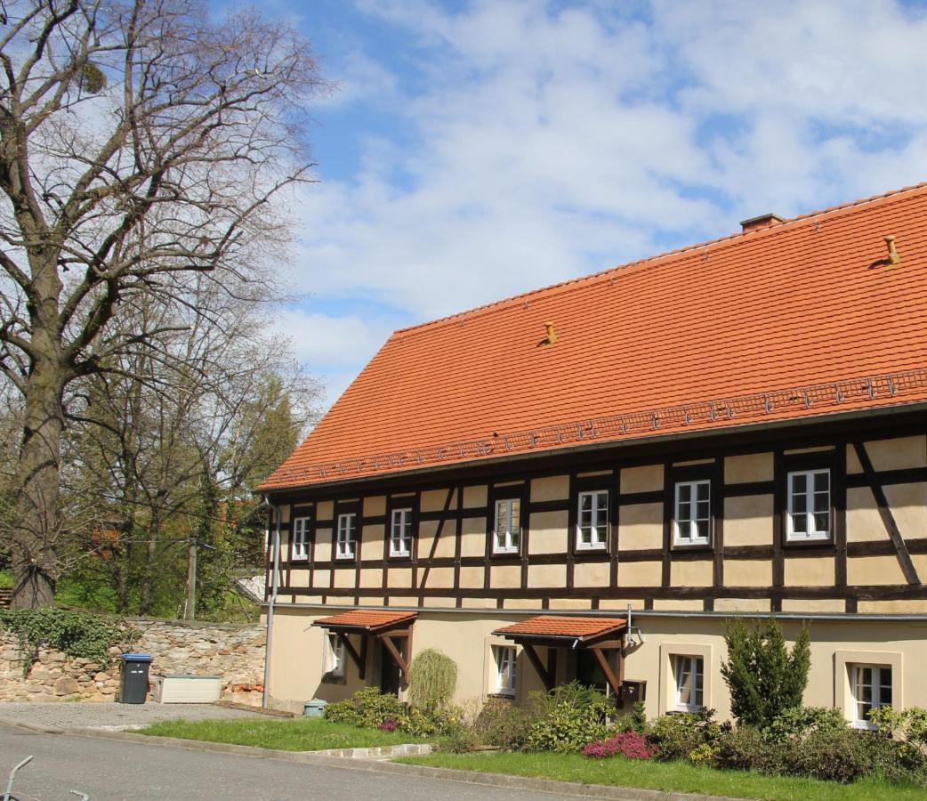 Villa Fachwerkhaus Maxen Muglitztal Exterior foto