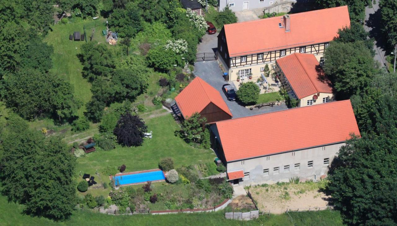 Villa Fachwerkhaus Maxen Muglitztal Exterior foto